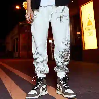 Kimura Sansha Jogger Pants White