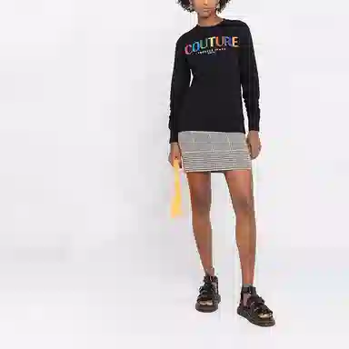 Versace Jeans Couture Crewneck Sweatshirt Black