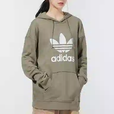 adidas Originals Trf Hoodie Large Logo Green