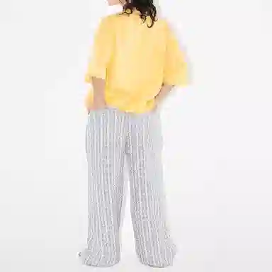 Drew House Boucle Wide Leg Trousers