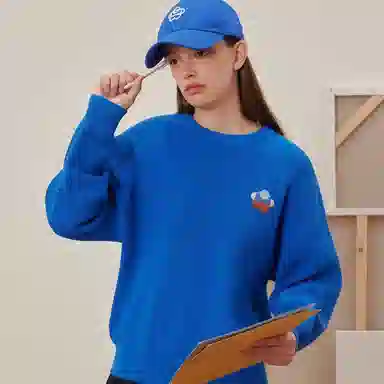 bosieagender Little Flower Crewneck Knit Sweater