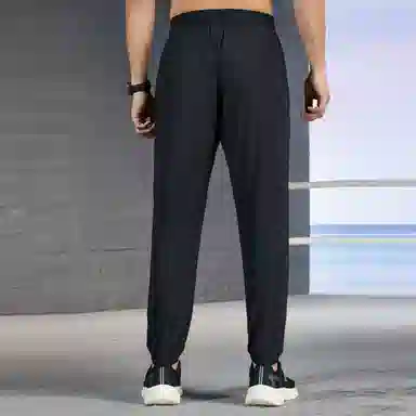 特步 纯色简约运动休闲裤 男款