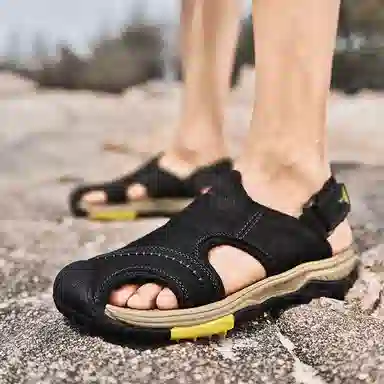 Jeep Sports Sandals Black