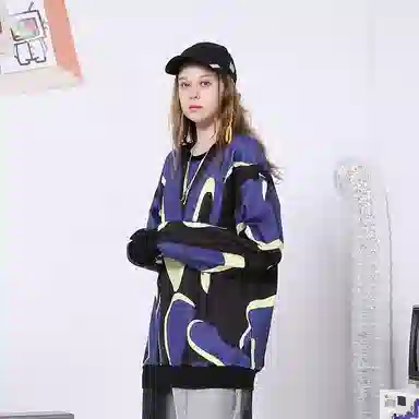 TVX Geometric Print Pullover