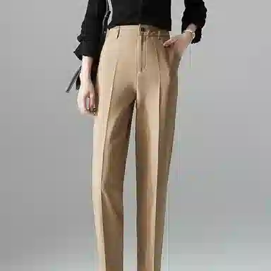 【dme】 百搭直筒休闲裤 女款 卡其