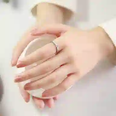 恋朵 情侣戒指一对价 时尚简约钛钢戒指情侣对戒指环男女  #闪耀银河# 情侣款