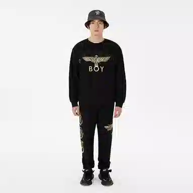 Boy London SS23 Logo Crewneck Black