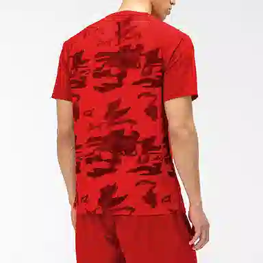 Under Armour Camo Football Tee Red