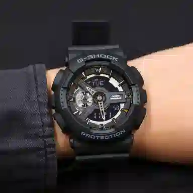 Casio G-Shock GA-110-1B + Baby-G BA-110BC-1A