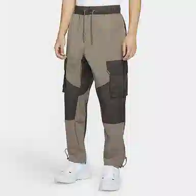 Jordan Olive Grey Woven Cargo Pants