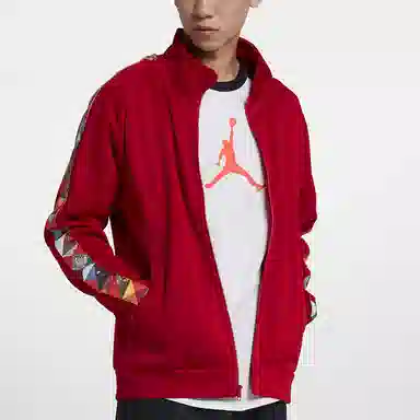Jordan CNY Tricot Jacket Red