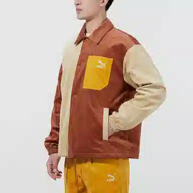 Puma Cord Coach Jacket logo