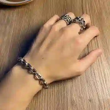Chrome Hearts Vintage 925 Silver Bracelet