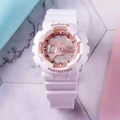 Casio G-Shock GA-110-1B + Baby-G BA-110-7A1