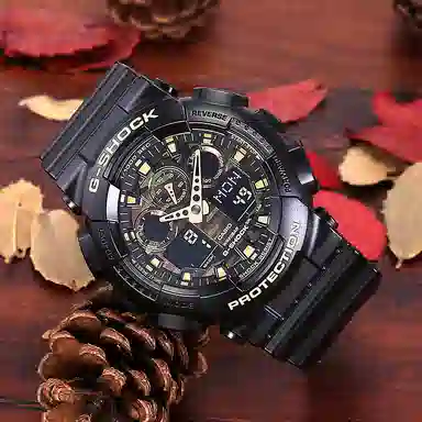 CASIO G-SHOCK GA-100CF-1A9+GMA-S110MP-4A1