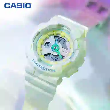 Casio G-Shock GA-100BL-1A & Baby-G BA-110TM-7A