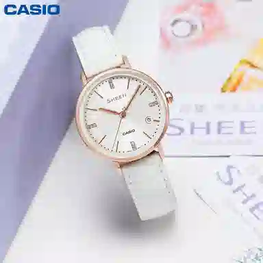 CASIO DRESS MTP-1384L-7A+SHE-4048PGL-7A