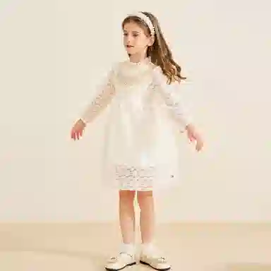 Montagut Children's Dress Beige
