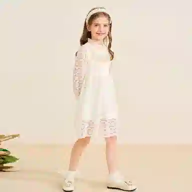 Montagut Children's Dress Beige