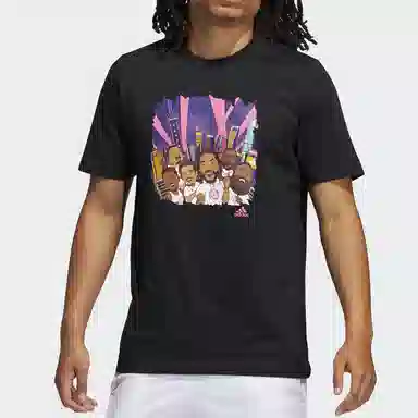 adidas Shanghai Basketball Tee Black