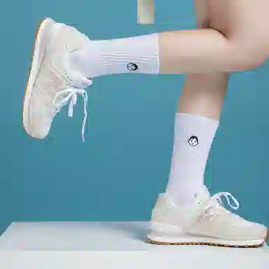 New Balance 574 Pink White