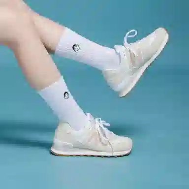 New Balance 574 Pink White