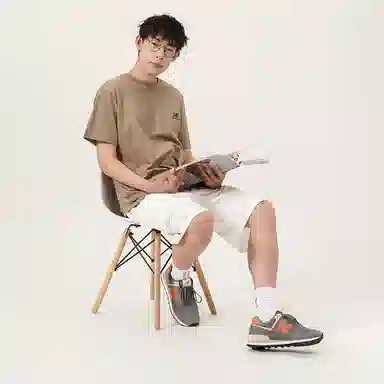 New Balance 574 Grey Orange