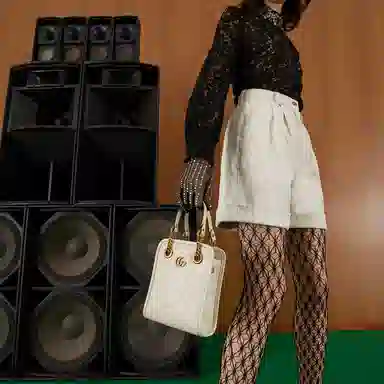 Gucci Marmont Mini Tote Bag White