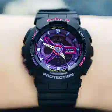 Casio G-Shock GA-2100-1A1 + Baby-G BA-110TM-1AER
