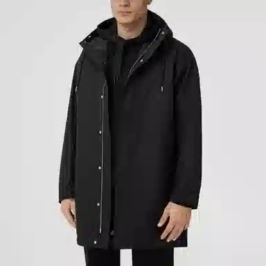 Burberry SS22 Logo Coat Black