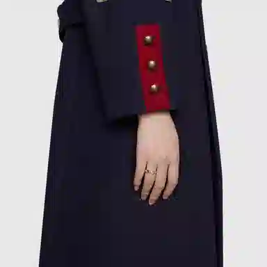 GUCCI Icon 18k Gold Diamond Ring