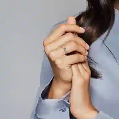 Pandora Crown Wishbone 925 Silver Ring