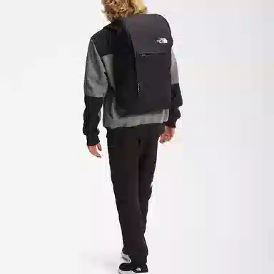 The North Face Logo Backpack Black