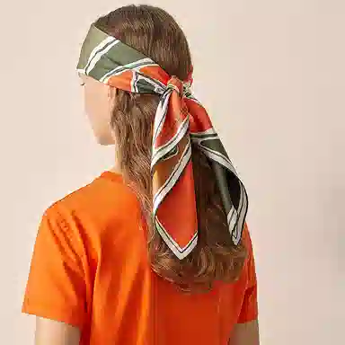Hermes Scarf Orange