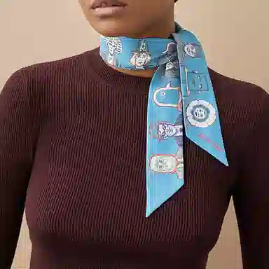 HERMES dress code twilly