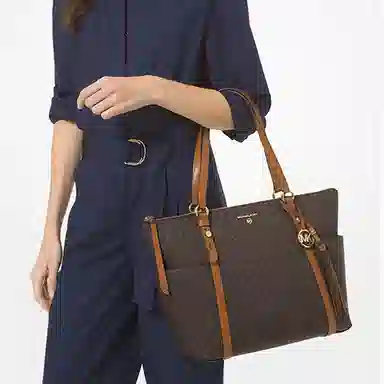 MICHAEL KORS MK Sullivan Logo Tote