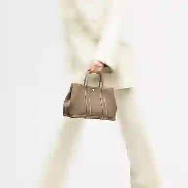 HERMES Garden Party 30 Veau Negonda U1 Vert Verone