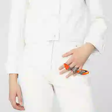 Hermes Pegasus Scarf Orange