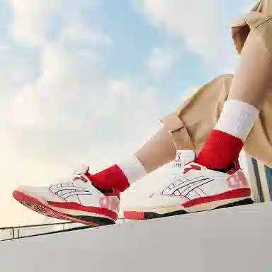 Asics Gel-Spotlyte LOW White Red
