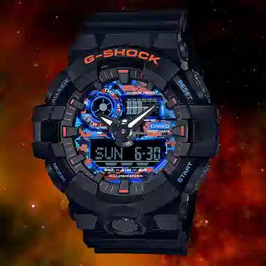 Casio G-Shock GA-700CT-1APR & Baby-G BA-110TM-7A
