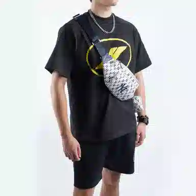 MLB Monogram Cream White