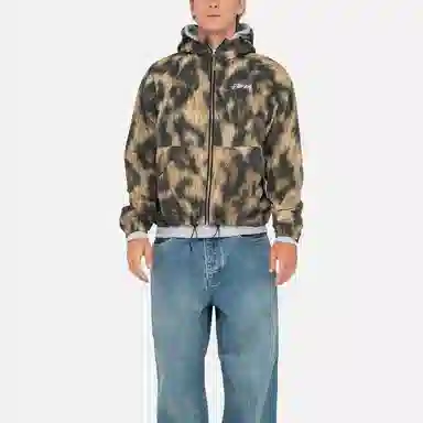 Stussy Beach Shell Fur Print Jacket