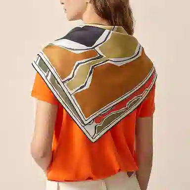 Hermes Scarf Orange