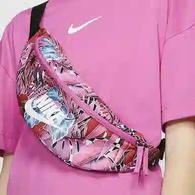 Nike Heritage Graffiti Waist Bag Red