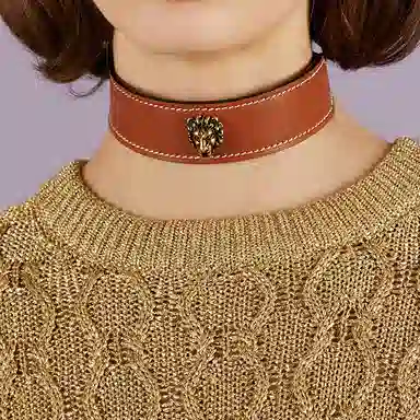 Gucci Lion Head Necklace