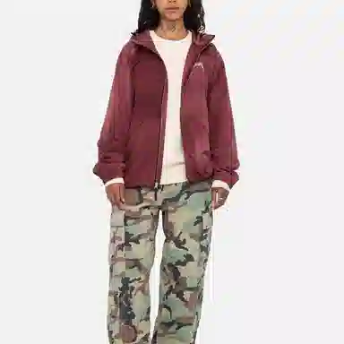 Stussy Beach Shell Fur Print Jacket