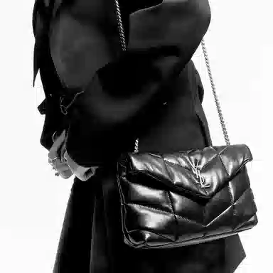 Saint Laurent Puffer Cloud Bag Mini Black