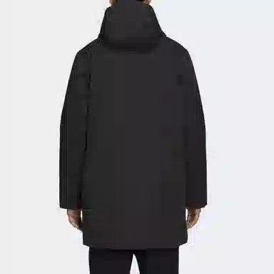 Y-3 Zip Windproof Down Jacket Black