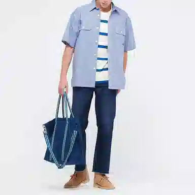 UNIQLO x JW Anderson Short Sleeve Shirt Blue