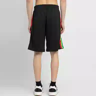 Palm Angels Rainbow Side Shorts Black